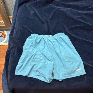 Blue shorts